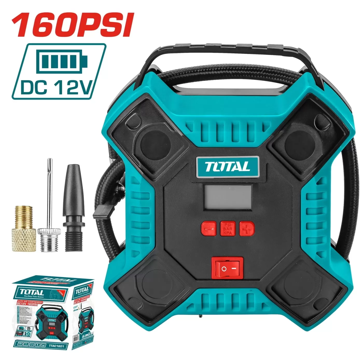 Autó kompresszor 11 Bar, 35-40L/min légáramlással