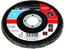 MN-68-823 125/P80-as Lamellás csiszolótányér,kúpos korund