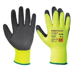 Portwest Mártott latex védőkesztyű, téli kivitel XS