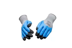 GROSLEY Megerősített poliészter kesztyű Latex bevonattal 10/XL