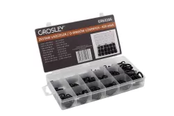 GROSLEY Fekete tömítés | O-gyűrű készlet – 420 db