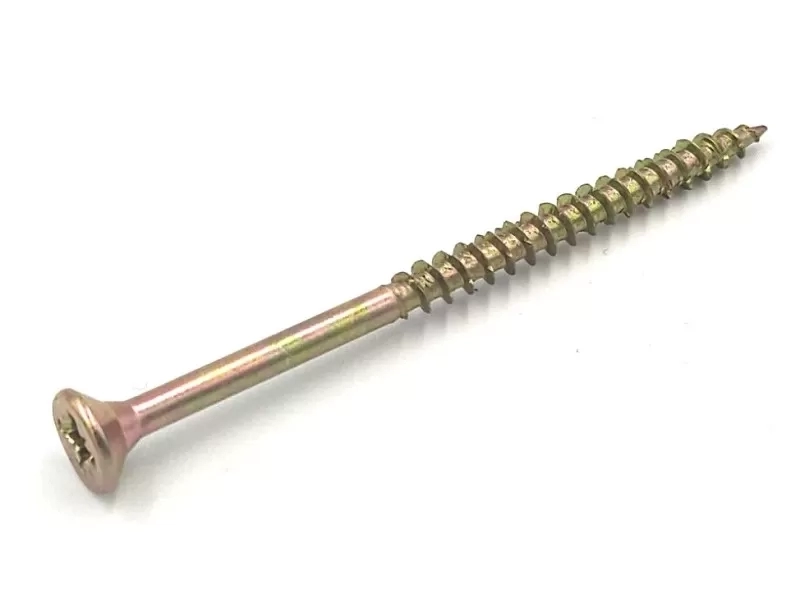 5x150/70 Sárga horg. faforgácslapcsavar 3 speciális vágóéllel