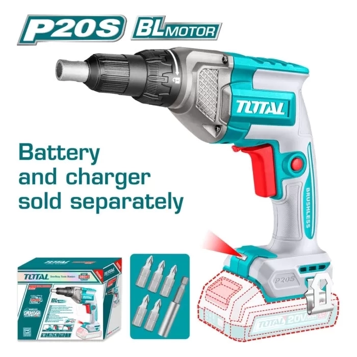 Akkus gipszkarton csavarbehajtó 4200prm/1/2 Hex /P20S/ INDUSTRIAL